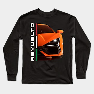 Lamborghini Revuelto Supercar Products Long Sleeve T-Shirt